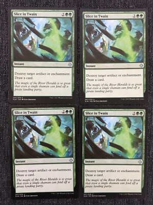 4x Slice in Twain Ixalan XLN MIRRODIN BESIEGED MTG M/NM Playset