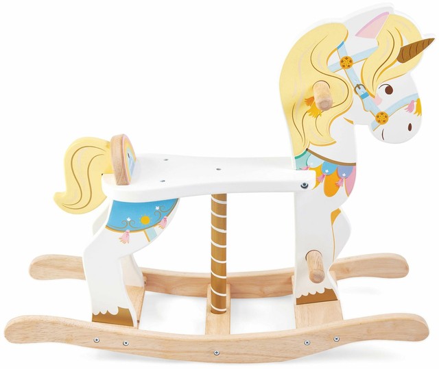 unicorn baby rocking horse