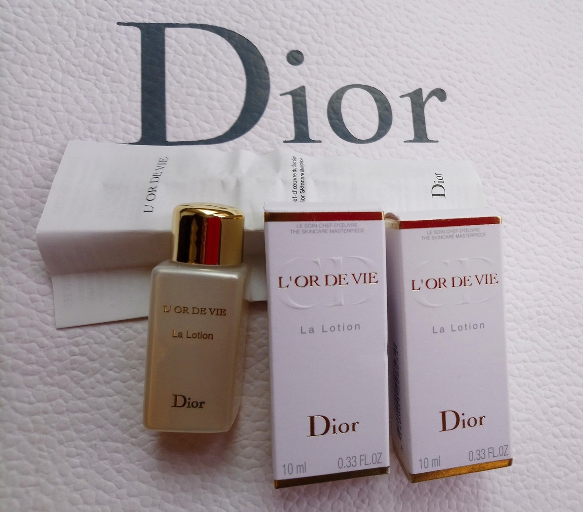 Dior L'Or de Vie la Lotion 10ml x 2 = 20ml NIB | eBay