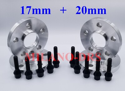 KIT 4 DISTANZIALI RUOTA 16+20mm MERCEDES CLASSE A (W177) + BULLONI