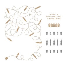 Spellbinders Glimmer Hot Foil Plate Die Set - De-Light-Ful Christmas, GLP-381