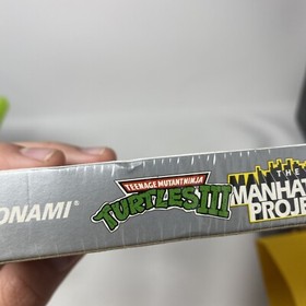 FACTORY SEALED NES - Teenage Mutant Ninja Turtles III : Manhattan Project NEW