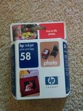HP 58 Photo Inkjet Print Cartridge Genuine Sealed box expired