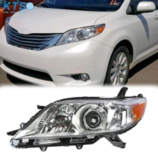 For 2011-2020 Toyota Sienna Halogen w/o LED DRL Headlight Headlamp Driver Side