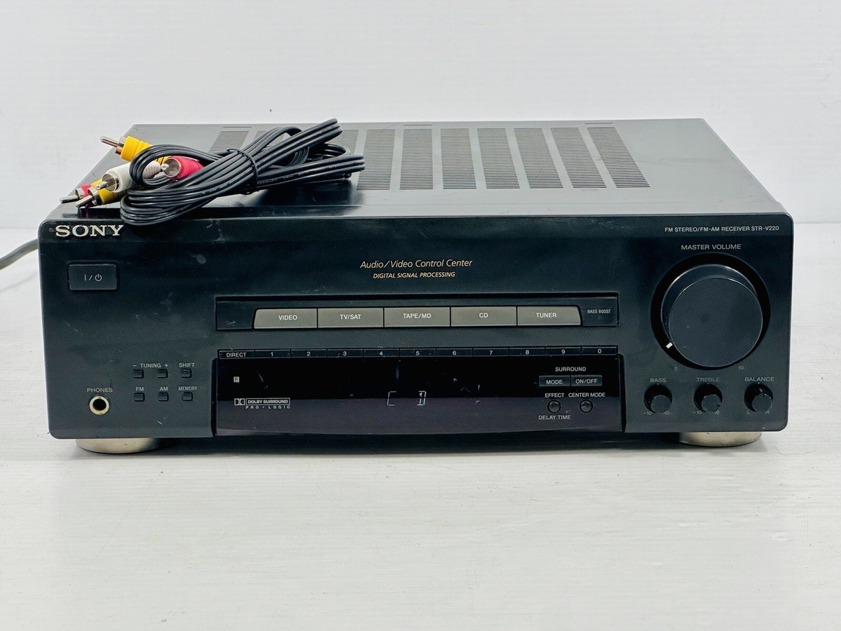 SONY STR-V200 AM FM Home Theater Stereo Receiver Tested and Works SONY STR-V200 AM FM Home Theater Stereo Receiver Tested and Works