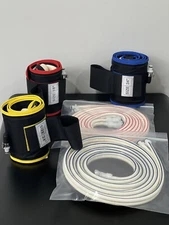 SETS OF NEW Zimmer TOURNIQUET (3) CUFFS 24"-34"-18" and (2) HOSES, Red and Blue