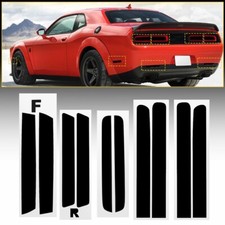 10X Tail Light & Side Marker Light Vinyl Precut Tint For 15-23 Dodge Challenger