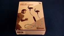 Sharper Image Light-Up LED Bluetooth Earbuds - Blue