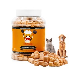 Freeze Dried Salmon Cat Treats  100 Wild Caught Salmon Dog Treats 3.5oz