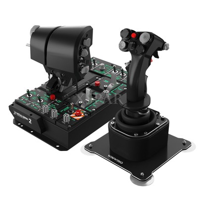WINWING Orion 2 HOTAS 15E Throttle with Finger Lift+16EX Joystick Grip w/Shaker