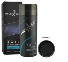 Haarverdichter HairGo Premium Streuhaar Schütthaar Hairfor2 Haarausfall schwarz