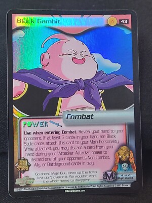 Dragon Ball Z DBZ CCG Black Gambit HOLO FOIL #43 Score NM
