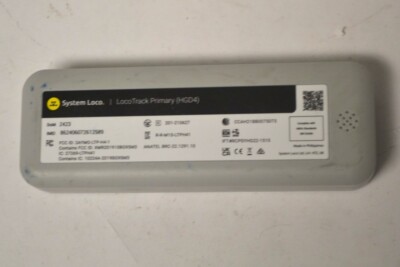 SystemLoco HGD4 White Battery Operated LocoTrack Primary Tracking Device(052025)