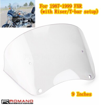 Fairing Windshield 9'' Extend Screen For Dyna Low Rider FXDLS FXDL Switchback FLD