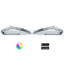 5150 Whips 2X 187 Style RGB Eyebrows Light Kit W/ Control Harness For Can-Am