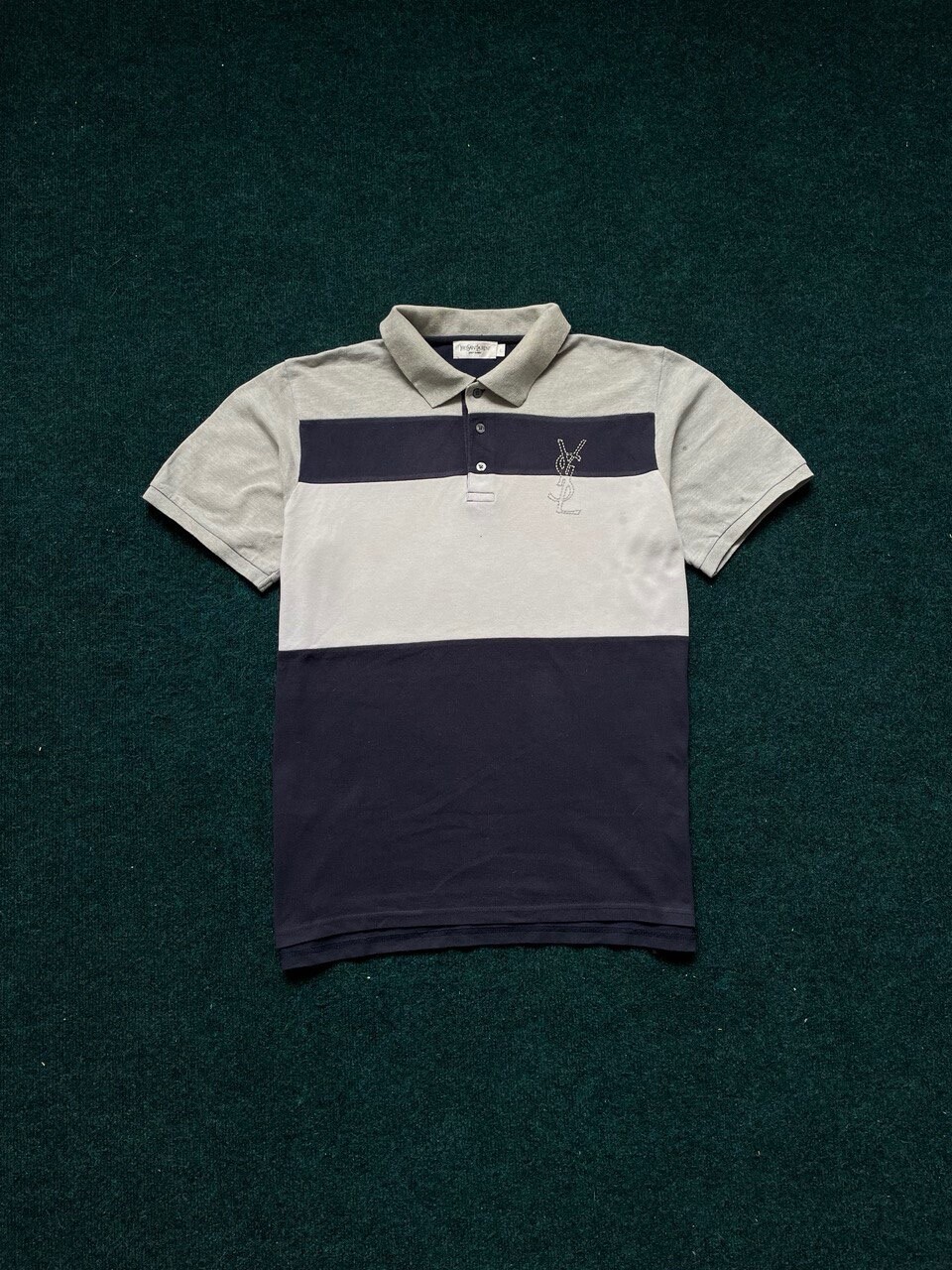 Polo YSL YVES SAINT LAURENT Pour Homme vintage a righe taglia:L rara