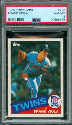Frank Viola #266 1985 Topps Mini card