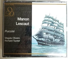 Puccini Manon Lescaut Magda Oliverio, Richard Tucker 2CD Set Opera D'Oro OPD1198