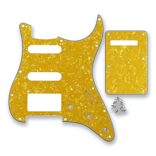 Guitarra eléctrica Bex Gears 11 orificios HSS ST golpeador placa posterior con tornillos - Imagen 50 de 61