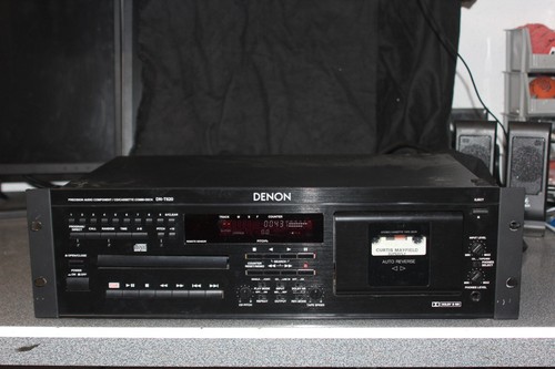Denon DN-T620 CD Cassette Deck Combo Precision Audio Component XLR RCA Tested