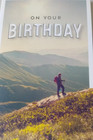 Hiking Birthday Card  - Climbing Birthday Card
