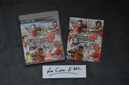 Jeu Virtua Tennis 2009 - Version FR Complète Pour PS3, Occasion état Correct