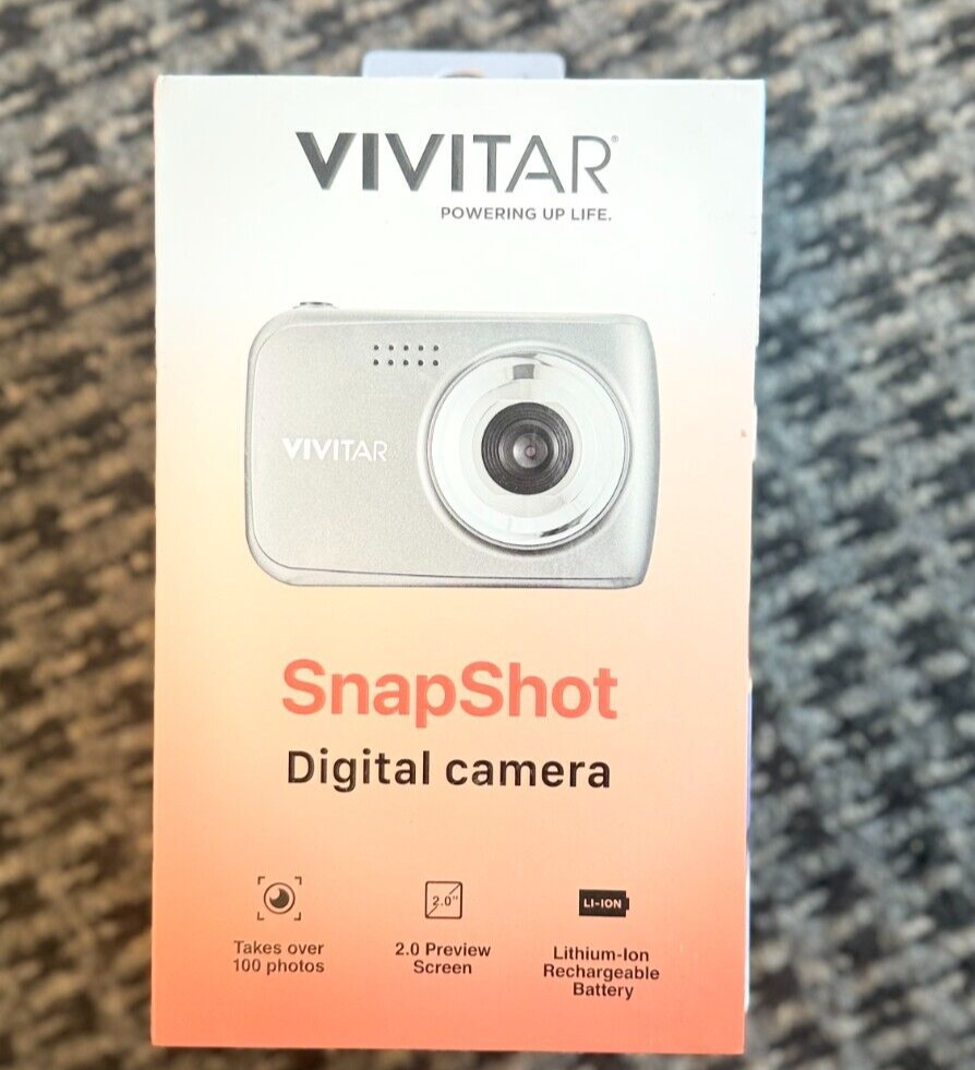 Brand New Vivitar Snapshot Digital Camera with Lithium-Ion