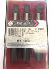 3 pc set. 11/16 - 16 GH3 HS 4 FLT TAP SET. TAPER, PLUG, BOTTOMING. USA loc stk 
