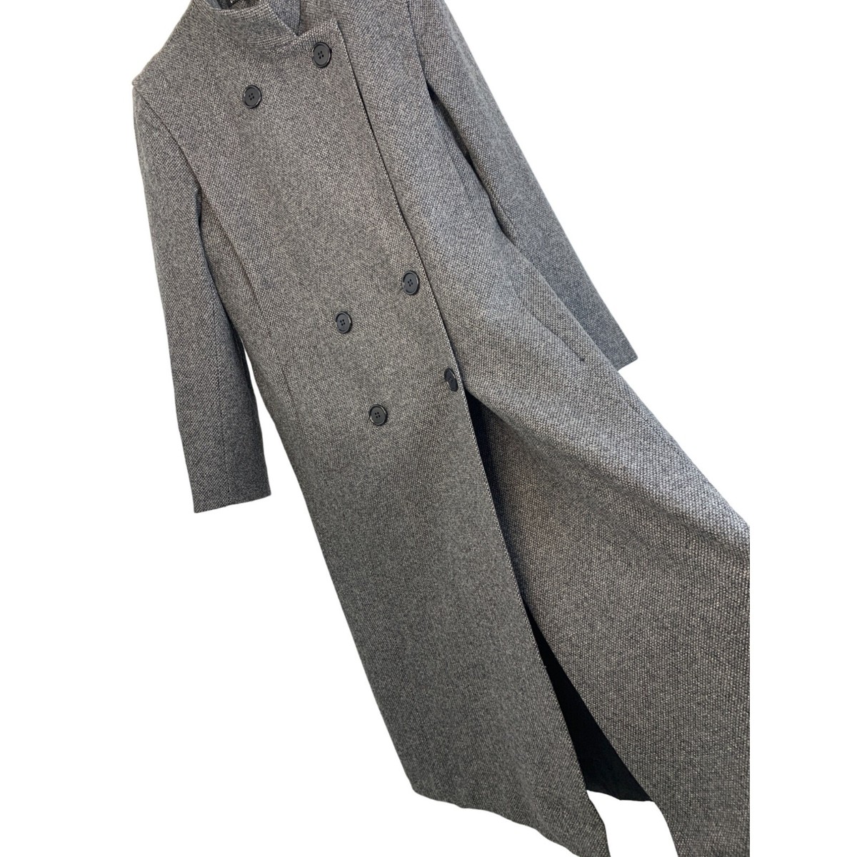 80s VTG Wool Sz M/L Signature Coats Miss Harwood Midi 7014 Tweed
