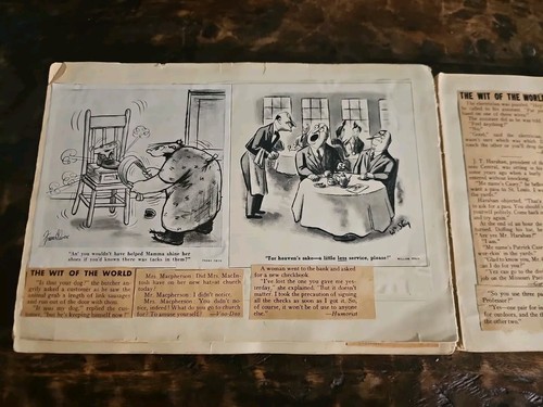 Vintage Scrapbook Wit Of The World Newspaper Column And Comic Strips - Picture 13 of 20