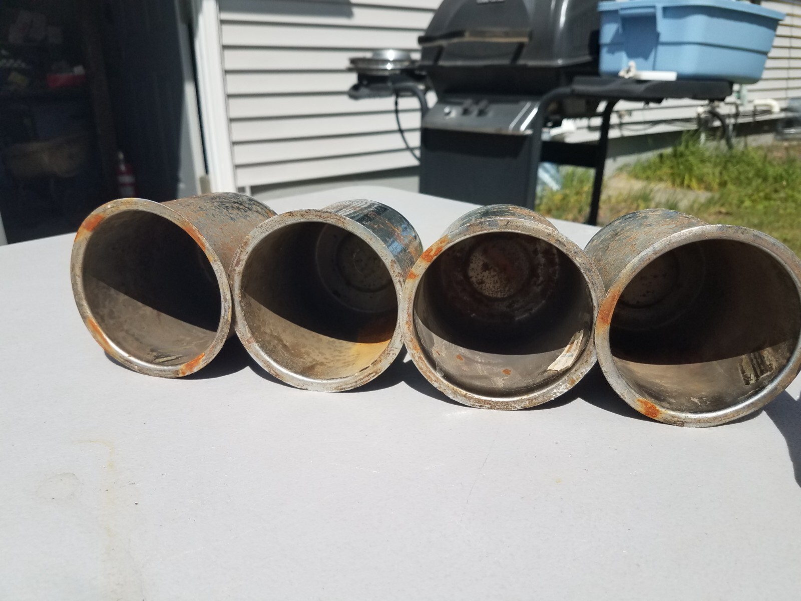 Vintage Set of 4 1985 Chrome Keystone Wheel Center Caps eBay