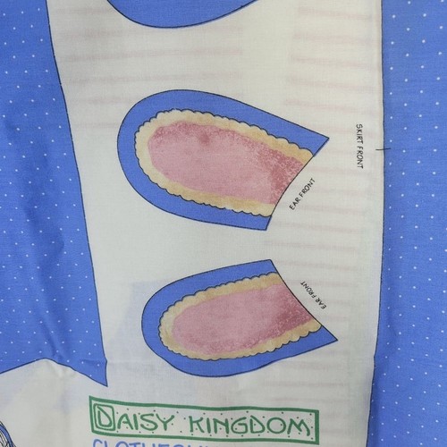 Daisy Kingdom Clothesline Bunny Jumper Panel 1 Fabric Panel Cut & Sew Uncut - Picture 10 of 16