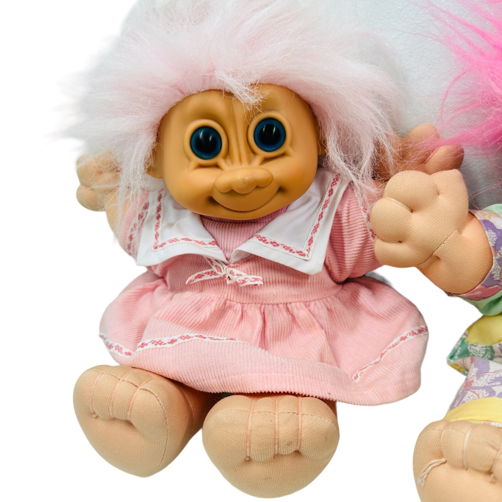 Vintage Troll Russ Dolls Pink Sailor Joy Cheerleader 11