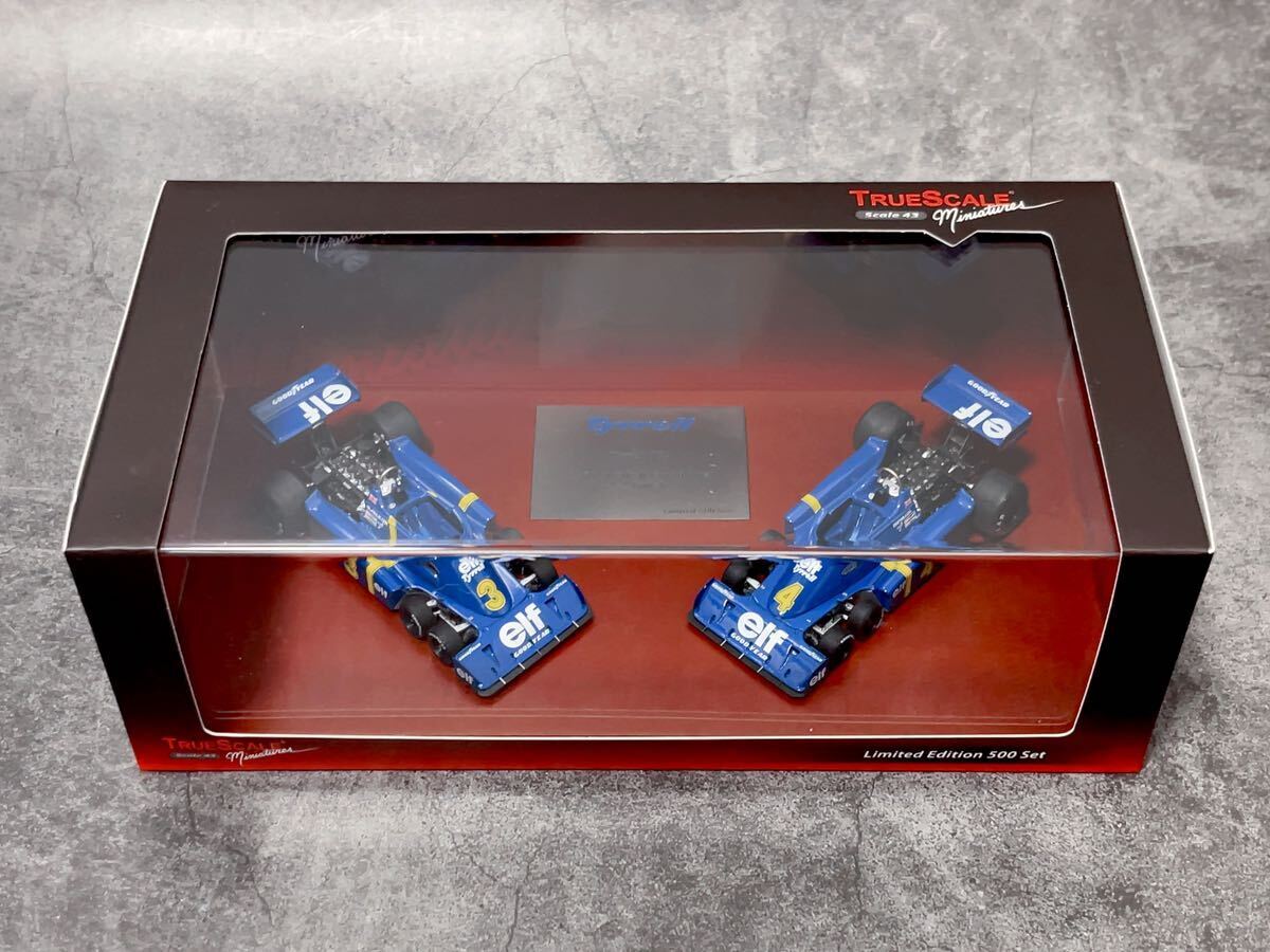 TSM 1/43 タイレル P34 1976 スウェーデンGP フィニッシュ TSM 1/43 Tyrrell P34 1976 Sweden GP 1-2 Finish 2-Car Set
