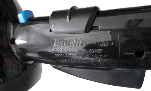 BaByliss Anti-Static Haartrockner S-8, schwarz, 1600 W - Bild 4 von 4