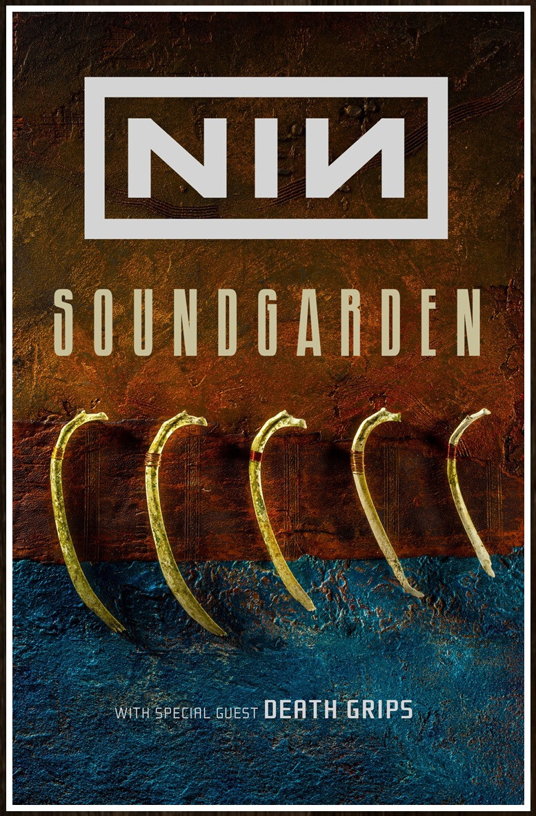 NINE INCH NAILS | SOUNDGARDEN | DEATH GRIPS Summer Tour Ltd Ed