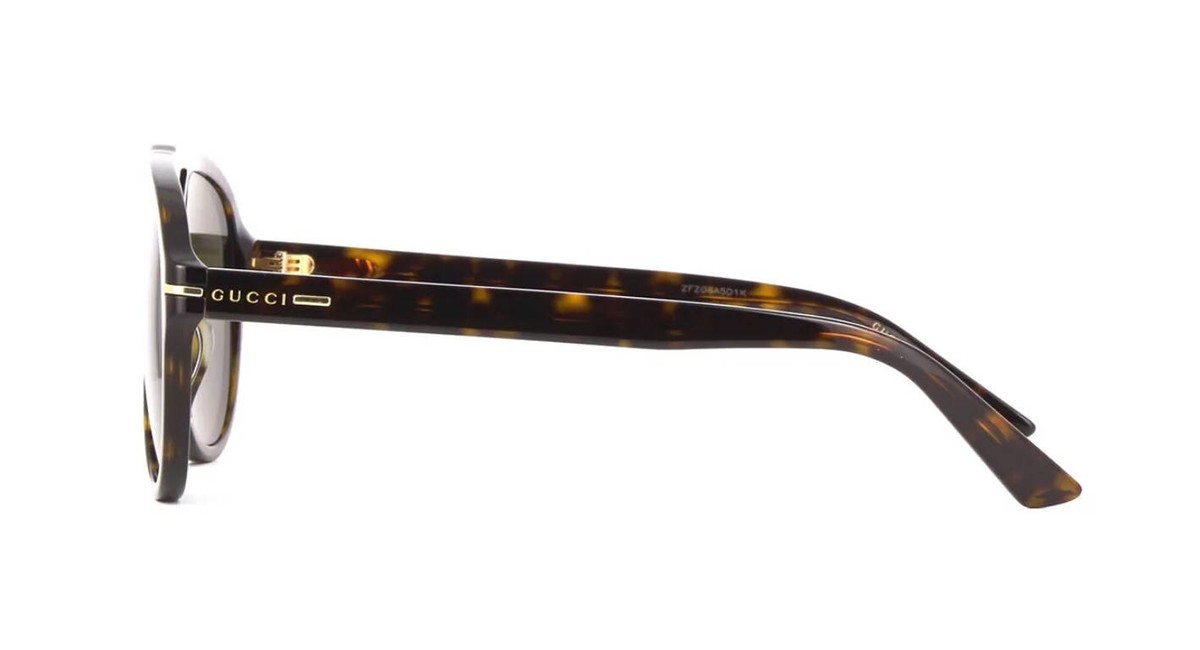 Gucci GG1443S Dark Havana/Brown (003) Sunglasses | eBay