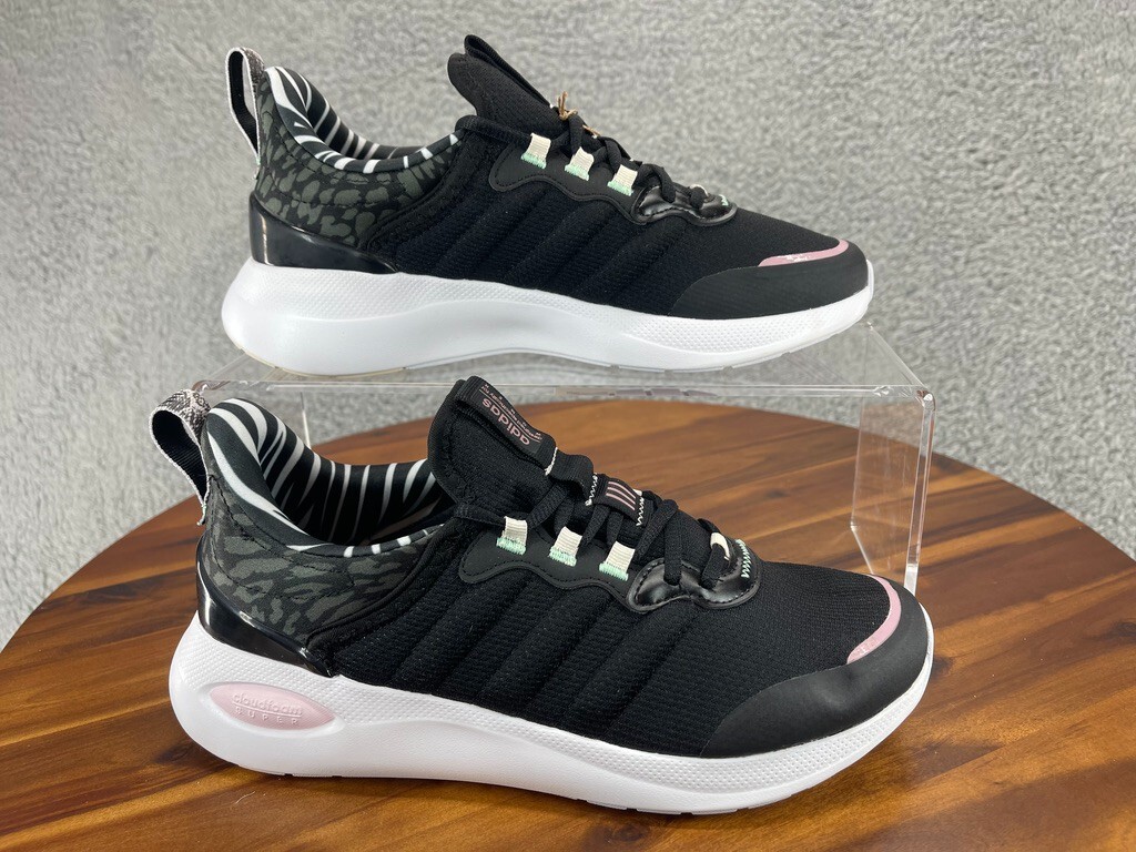 Adidas Womens Purecomfort GY6101 Size 8.5 Sneaker Shoe Black Wonder White Adidas Womens Purecomfort GY6101 Size 8.5 Sneaker Shoe Black Wonder White