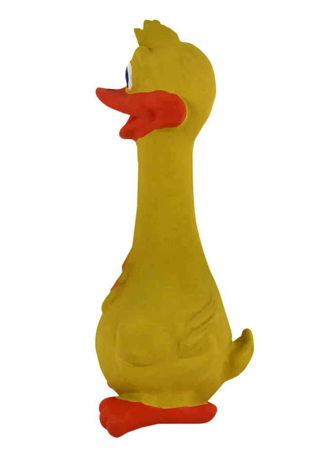Juguete masticable KINREX para perros - juguete de pato chirriante de 7,5" de largo Foto 3 de 4