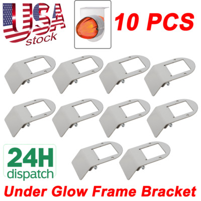 10*For Truck Universal Watermelon Light Under Glow Frame Bracket Stainless Steel