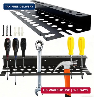 Screwdriver Organizer Wall Mount for Pliers, Screwdrivers, Garage Workshop Stora