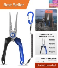Lockable Handy Fishing Pliers with Innovative Ergonomical Handle, Corrosion S...