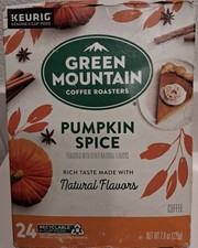 Green Mountain Coffee Roasters Pumpkin Spice Coffee, K-Cups, Light Roast, 24