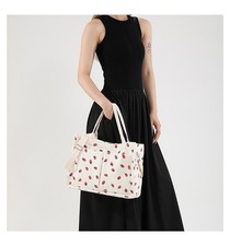 Corduroy Strawberry Shoulder Handbag