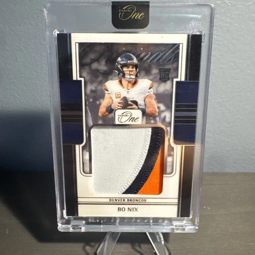 2024 Panini One - Bo Nix Original Patches  55/99 RC Denver Broncos OOP-BNX