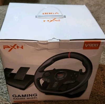PXN V900 GAMING RACING STEERING WHEEL AND PEDAL
