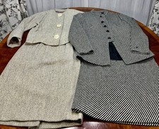 2 Vintage 1960s/1970s Women  s Wool Jacket  Skirt Sets