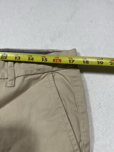 Bundle Women’s Tommy Hilfiger Navy Blue And Khaki Classic Chino Shorts Size 12 - Picture 9 of 10