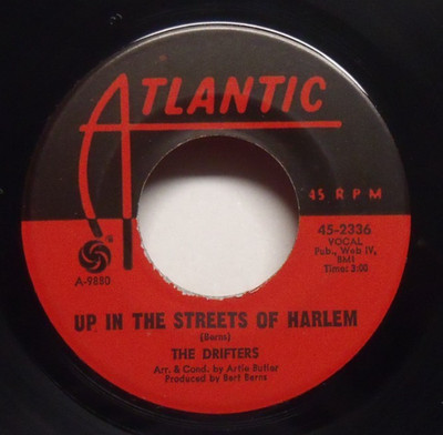The Drifters - Up In The Streets Of Harlem - 1966 Soul 45 on Atlantic