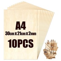 10 StüCk A3 Sperrholz, 420 X 300 X 3Mm Sperrholzplatte, Holzplatten Zum